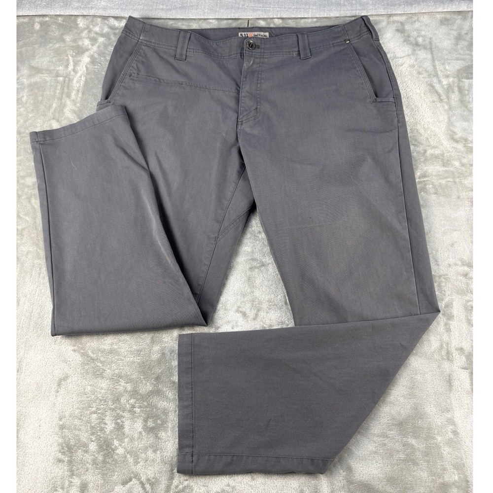 5.11 Tactical Pants Mens 40x32 Grey Multi-Pocket Workwear EUC